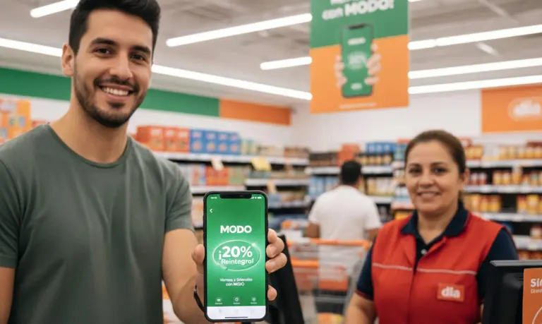 Dia se une a MODO y lanza una jornada doble de ahorro con 20% de reintegro viernes y sábados