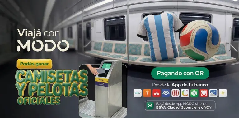 MODO sortea 150 premios: cómo participar pagando el colectivo o subte con el celular este mes
