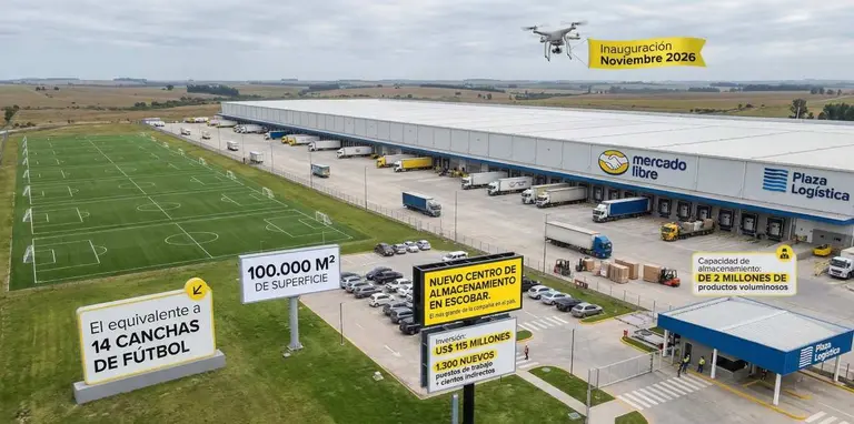Mercado Libre apuesta fuerte en Argentina: construirá su mayor centro y cambia el mapa logístico