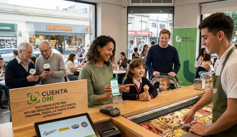 La fórmula para ahorrar $15.000 con Cuenta DNI en Havanna, Grido y otras marcas top