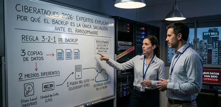 Ciberataques y pérdida de datos: por qué el backup se volvió una prioridad fundamental para las empresas