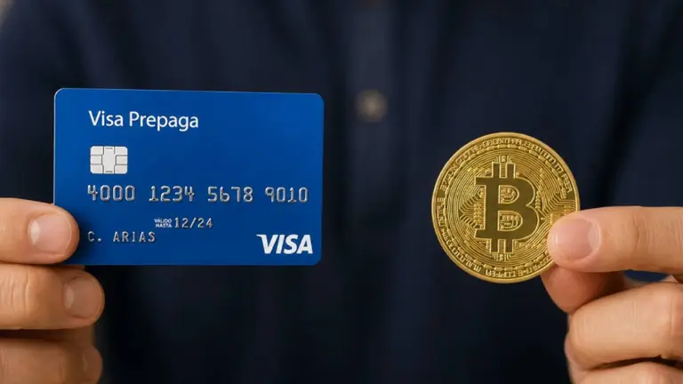 ¿Adiós al efectivo? La nueva tarjeta que presentó Visa que permitirá pagar todo con tus Bitcoin