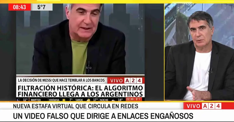 Alerta por "Evo Plata": cómo funciona la estafa viral con IA que usa videos falsos de Laje y Messi