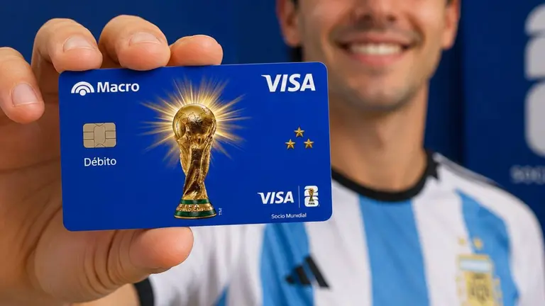 Los argentinos ya pueden tener una tarjeta de débito Visa inspirada en el Mundial 2026 y así conseguirla
