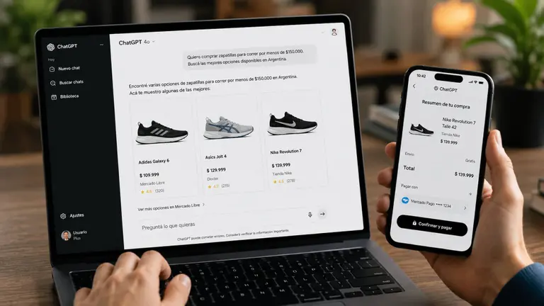 Mercado Libre, Tiendanube y las tarjetas impulsan pagos agénticos para comprar en ChatGPT sin clics