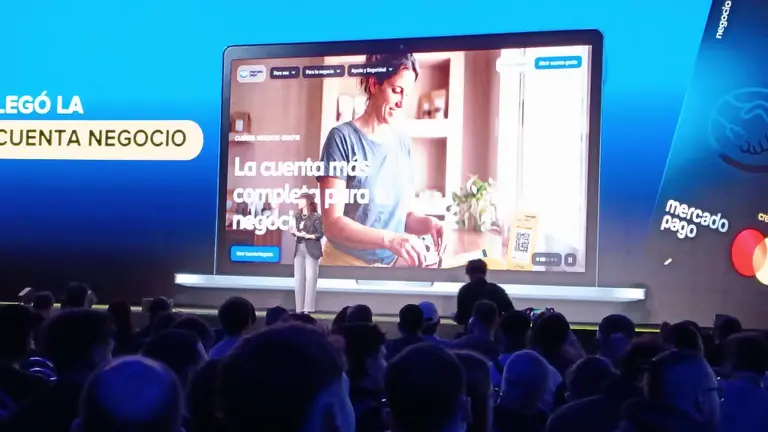 Paula Arregui, VP senior de Mercado Pago, durante el Mercado Libre Expierence 2026  