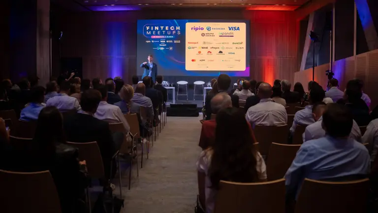 Mariano Biocca, director ejecutivo de la Cámara Fintech, durante el Fintech Meetup en CABA