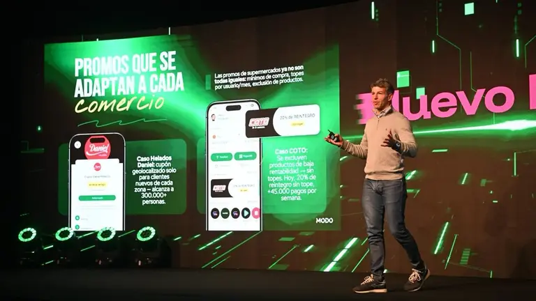 Rafael Soto en su keynote en Nuevo Dinero