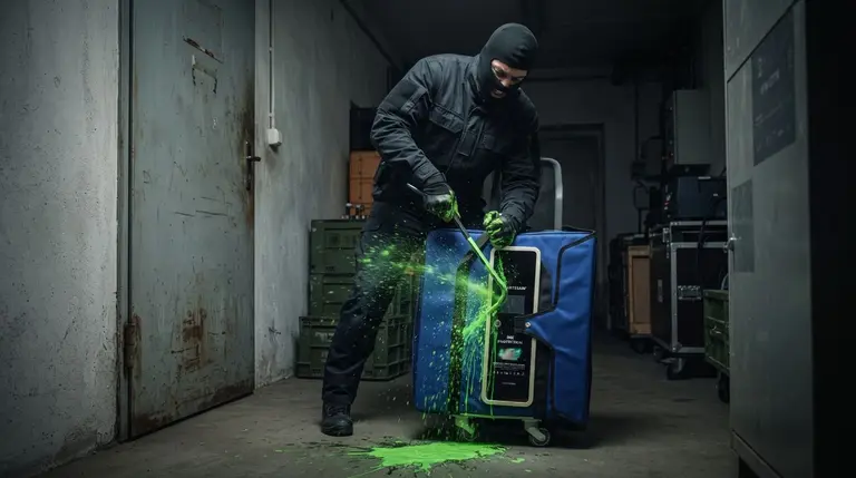 hombre vestido de negro busca forzar solución de seguridad de Counter