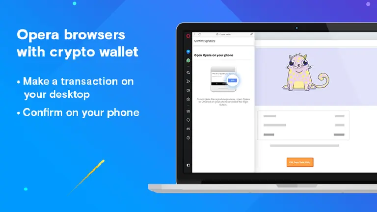Opera incluirá en su navegador de escritorio una billetera digital basada en Ethereum
