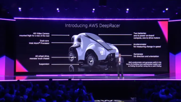 Insólito: Amazon presentó un auto a radiocontrol equipado con Inteligencia Artificial
