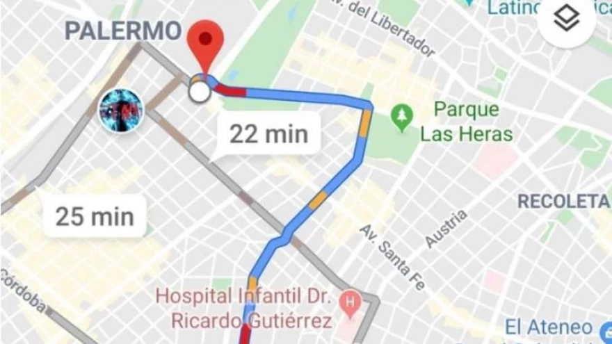 Google cómo calcular distancias entre dos lugares