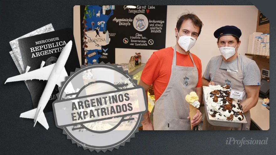 Los alemanes se enamoraron del helado de dulce de leche gracias a estos dos argentinos que se mudaron a Munich