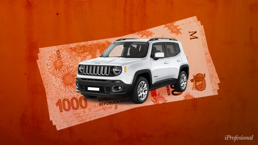 Cuánta plata cuesta por mes mantener un auto SUV Jeep Renegade