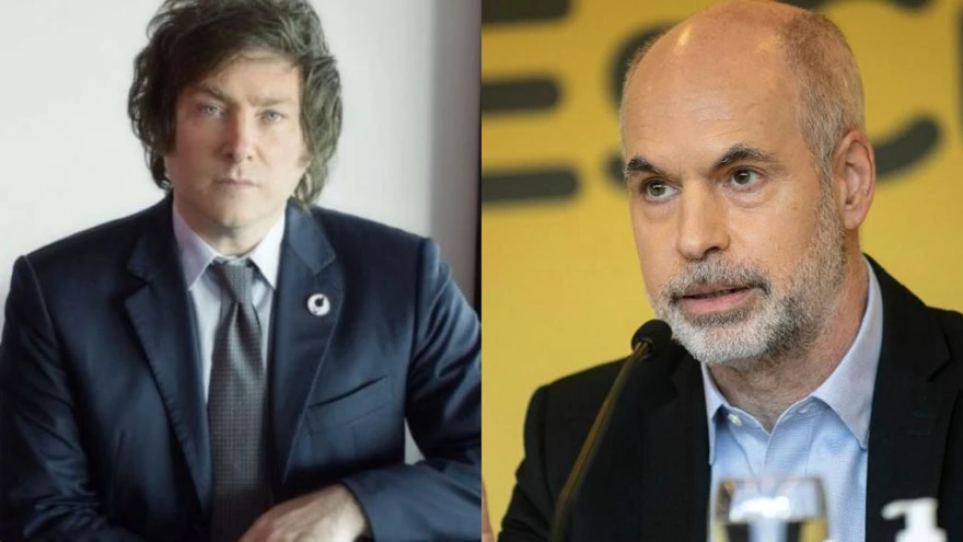 Zurdo de mierda, te puedo aplastar", así amenazó Milei a Larreta