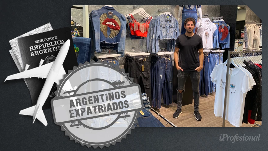 Es argentino y factura millones con su línea de ropa en Miami