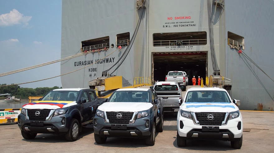 Nissan comienza a exportar la camioneta Frontier a Colombia
