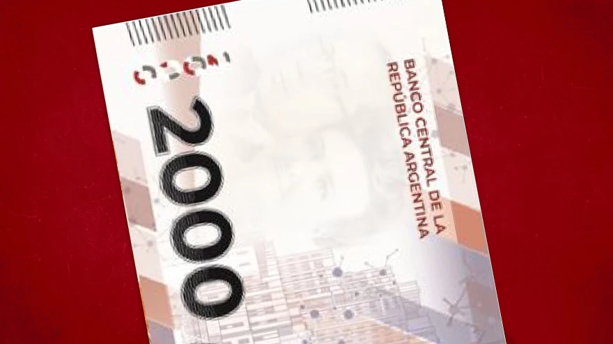 Precio récord: cuánto cuesta emitir los billetes de 2.000 pesos