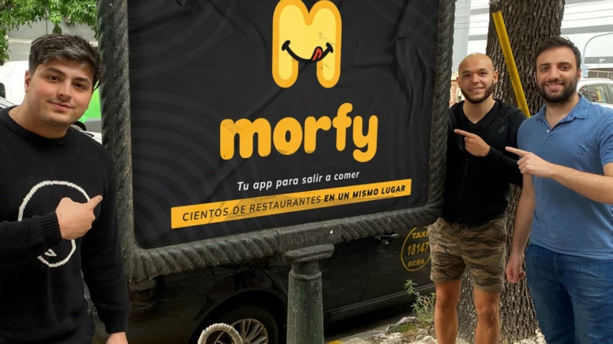 Morfy: app gastronómica de jóvenes argentinos que se hizo viral
