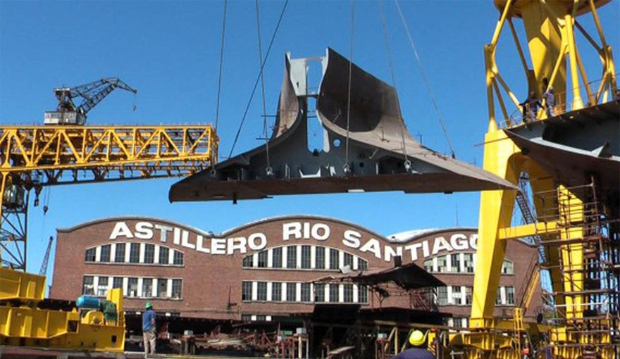 Vidal quiere "reconvertir" el Astillero Río Santiago y que los empleados pasen a la obra pública
