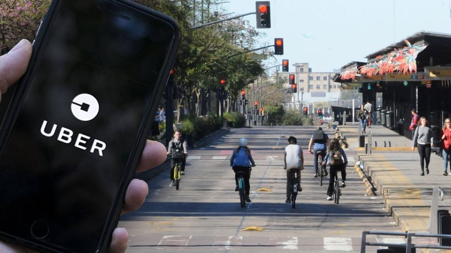 Uber fue uno de los "ganadores" del paro general en la Argentina, el país donde más crece