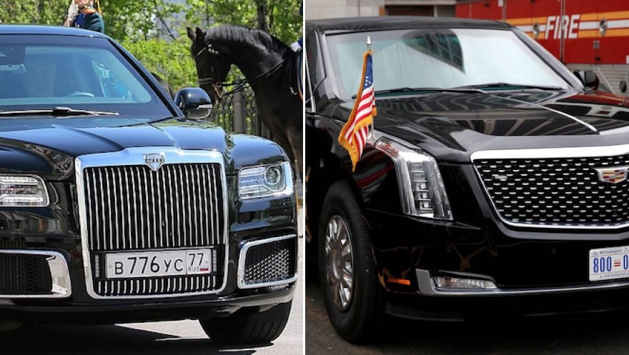 La Bestia y el Aurus, los "mega" autos de Trump y Putin para el G20