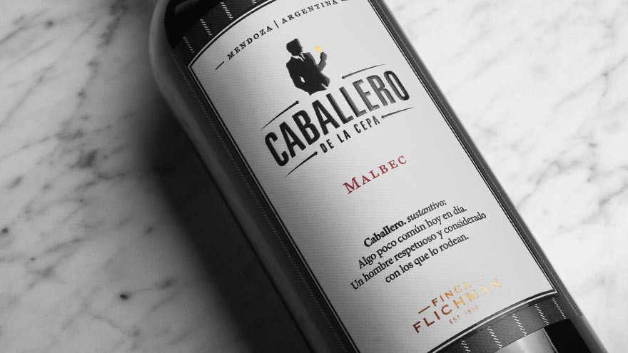 Vinos: etiquetas para redescubrir el nuevo estilo de Caballero de la Cepa