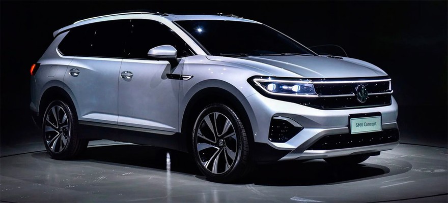 Pensando en el mercado chino, Volkswagen presenta un SUV enorme