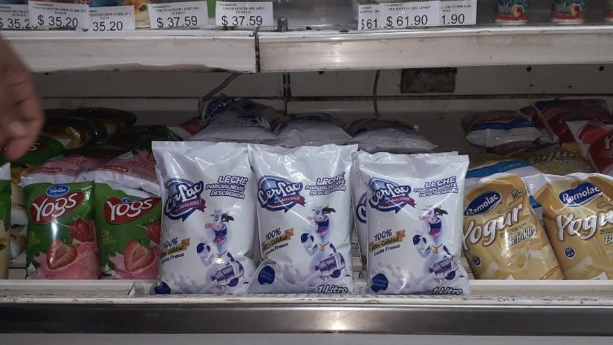 Llegó a las góndolas una Pyme láctea impulsada por tamberos y un municipio
