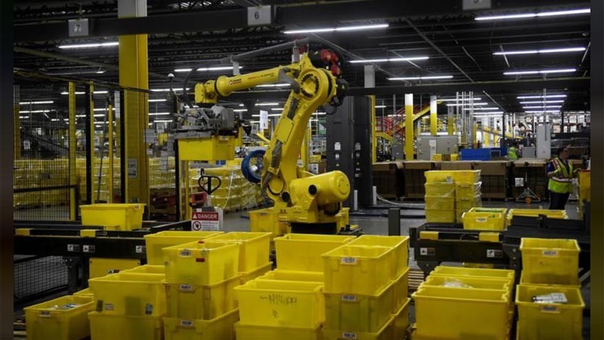 Amazon introduce un sistema de máquinas que podría sustituir 1300 trabajadores