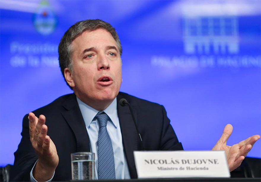 Nicolás Dujovne aseguró que "no hay nada para festejar con una inflación del 3,4%" como la registrada en abril