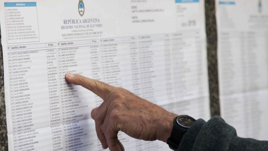 Dónde voto: consultá el padrón para las próximas elecciones presidenciales