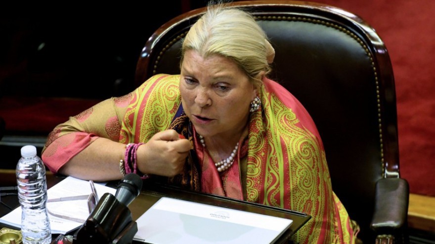 De mal gusto: Carrió bromeó otra vez con el crimen de Carlos Soria