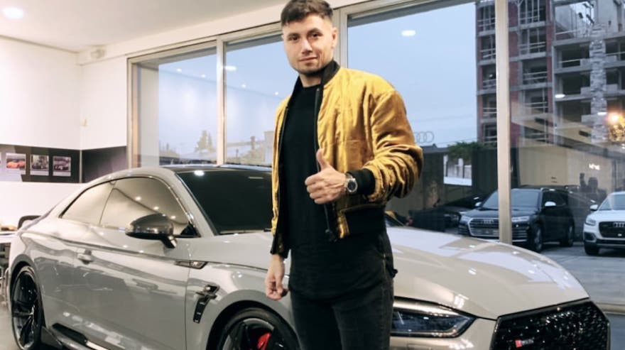 Mauro Zárate mostró su nuevo auto, un deportivo del que hay solo 50 unidades en todo el mundo