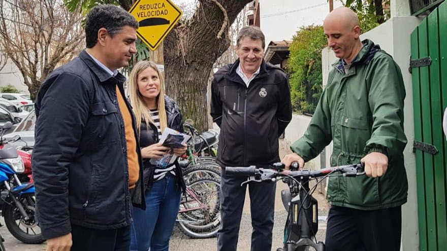Jorge Macri dirigió timbreo en Vicente López: "Nos sirve para relevar inquietudes y pedidos"