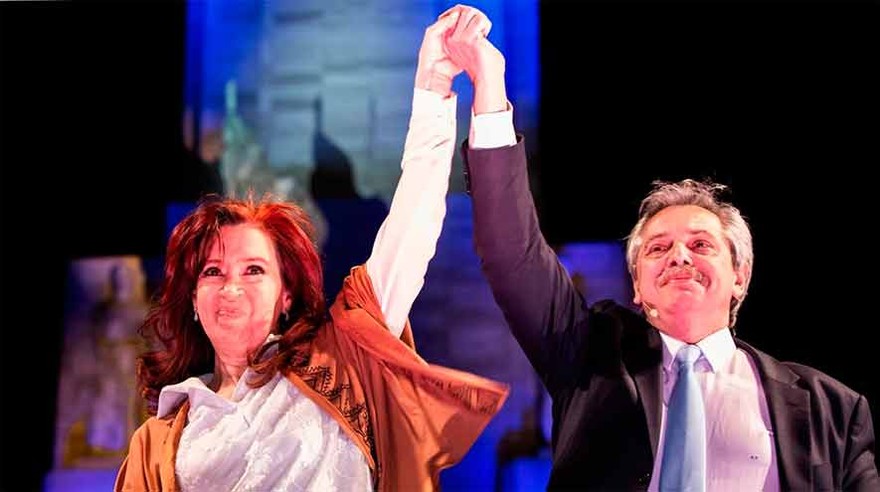 Con aroma a cierre de campaña, Alberto y CFK celebran juntos el "Día de la Lealtad" peronista