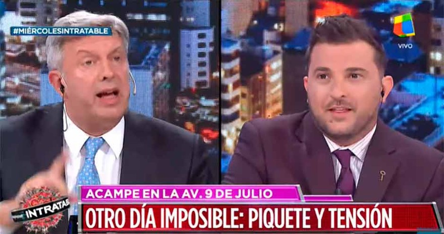 Video: Fuerte polémica entre Mauricio Dalessandro y Brancatelli: "Huís como una ratita"
