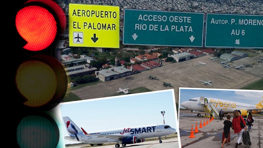 Batalla de El Palomar: a horas de activarse la restricción, Flybondi y JetSmart ya cancelan rutas