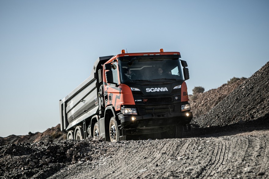 Todas las opciones del nuevo Scania XT, el camión off road más robusto, para la industria petrolera, la minería y más
