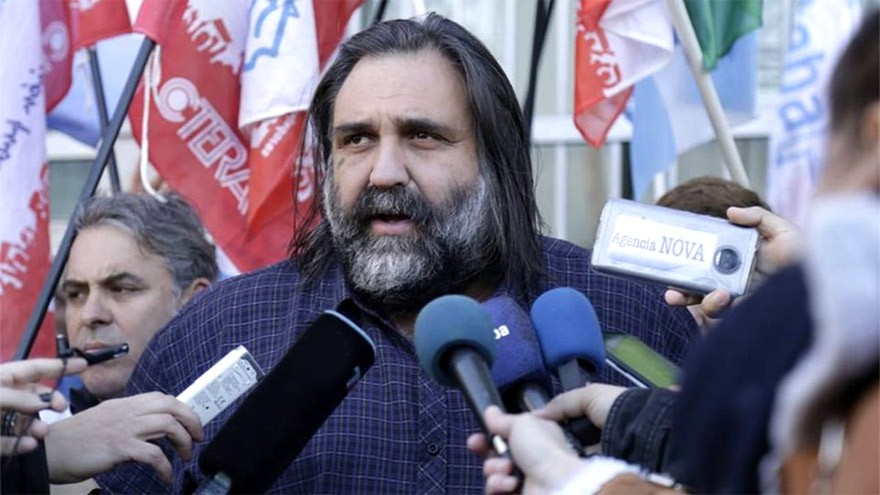 Baradel: docentes no volverán a las aulas hasta que haya una vacuna