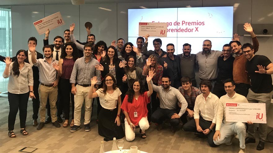 Santander entregó $700.000 a los mejores emprendedores universitarios