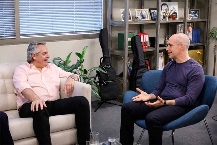 Horas antes de anunciar el Gabinete, Alberto Fernández se reunió con Rodríguez Larreta