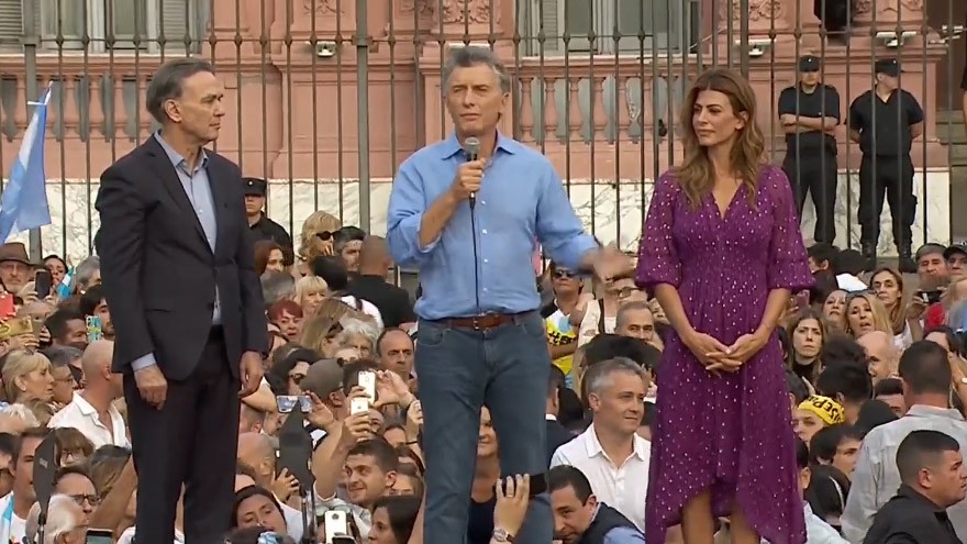 Mauricio Macri en Plaza de Mayo: su despedida en 10 frases