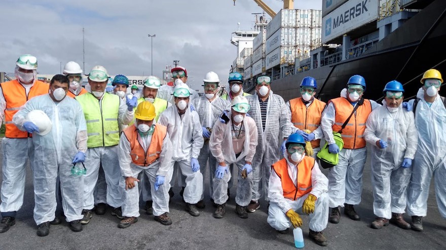 Terminal portuaria TC2 desplegó protocolo especial para garantizar operatoria del comercio exterior