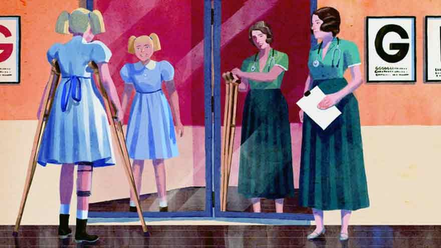 Google recuerda con un doodle a una luchadora contra la polio