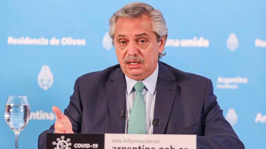 Alberto Fernández: "No estamos aquí para dejar caer empresas y dejar argentinos sin trabajo"
