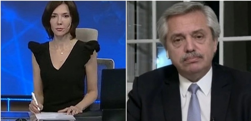Video: en un tenso cruce en TV, Alberto Fernández mandó "a leer" a Cristina Pérez