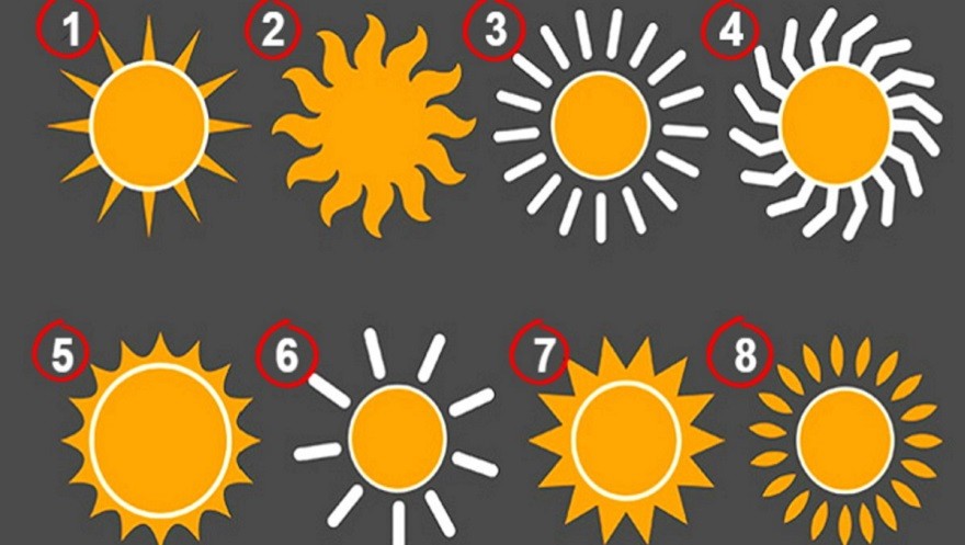 Test de personalidad: el sol que elijas revelará aspectos ocultos sobre ti mismo