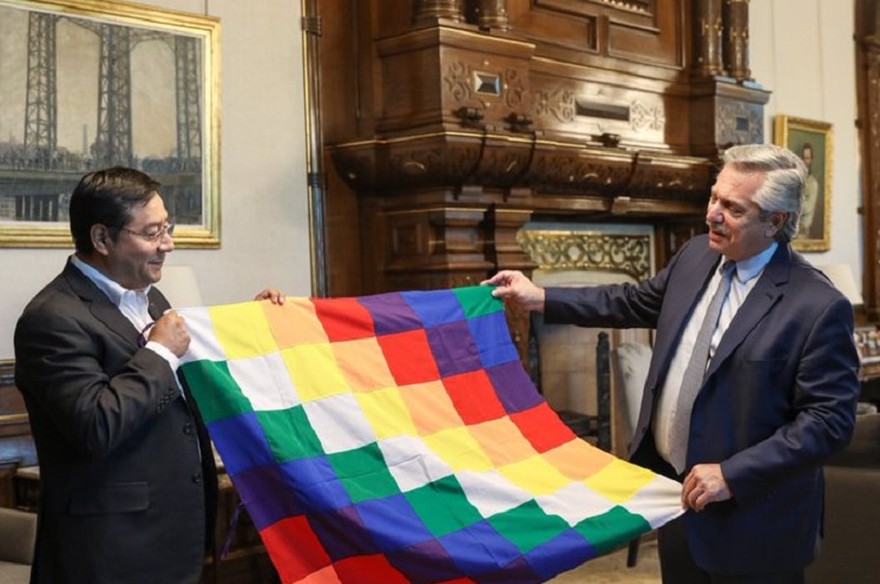 Alberto Fernández y Cristina Kirchner celebraron la victoria presidencial de Luis Arce en Bolivia