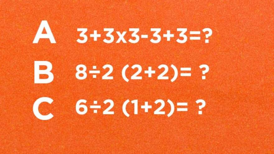 ¿Sos capaz de resolver estos ejercicios matemáticos?: solo tenés que hallar la respuesta correcta
